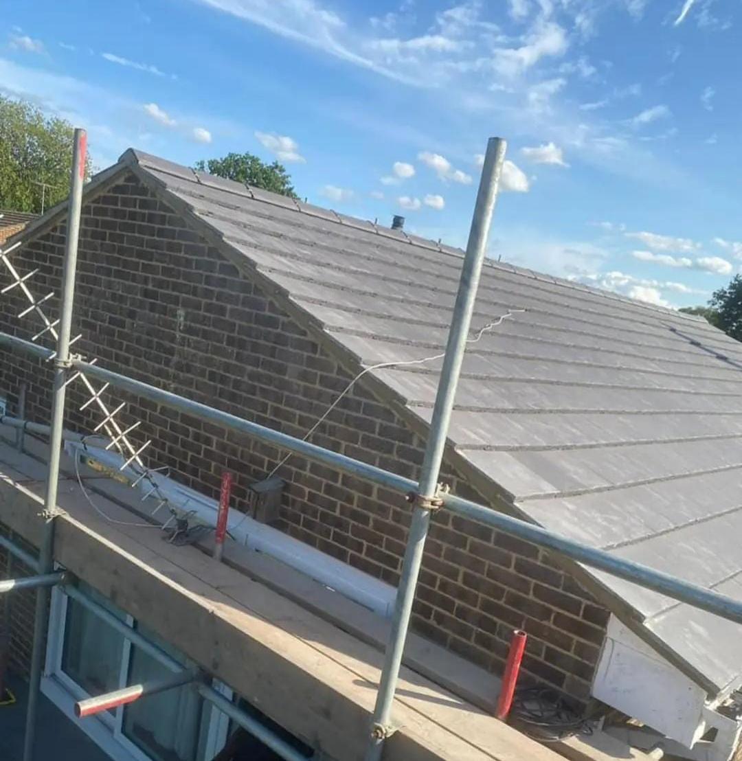 Slate roof by Top Level Roofing & Building Solutions