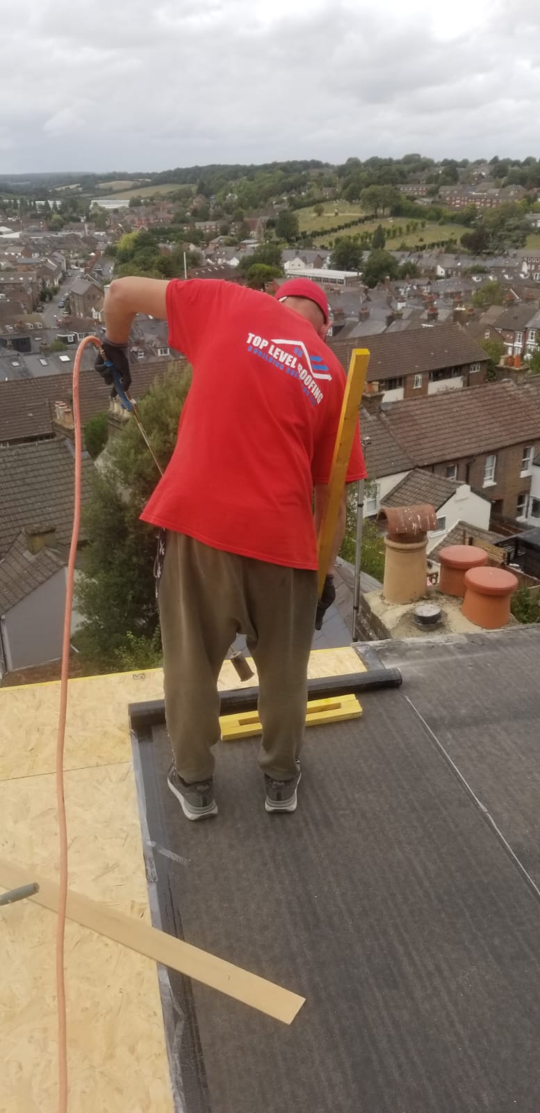 Flat roof by Top Level Roofing & Building Solutions